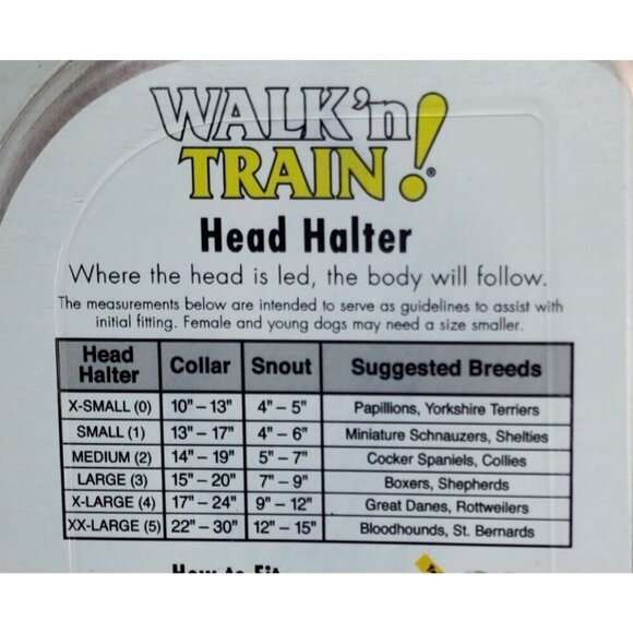 Walk' N Train Extra Small Pink Dog Head Halter 2012 | Gentle Leader Headcollar - Picture 8 of 15